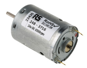 Silnik DC Szczotkowy 6500 obr/min. 2.3mm 3,5 Ncm Mellor Electric