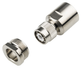 Złącze koncentryczne Montaż na kablu Męski 50Ω typ złącza Złącze TNC 0 to 11GHz, zaciskane typ kabla RG213, RG214,