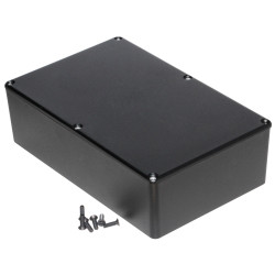 Hammond 1590WDBK Watertight Diecast Enclosure Black (187.5 x 119.5 x 56mm)