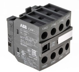 Styk pomocniczy ABB 4 2NC + 2NO CA4 Śruba montaż czołowy