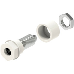 Electro PJP 3230-C-CD1-BC Jack Socket 4mm White 1pc