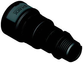 Złącze śrubowe Fränkische Rohrwerke 4890561740 68.4 mm czarny 10 szt.