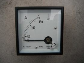 Amperomierz 150A (300A) Lumel E17N miernik tablicowy