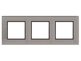 ARIA Ramka 3 potrójna szare szkło R-3UGC/41/25 OSPEL