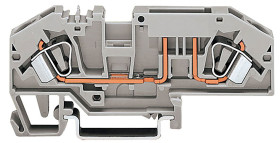 Kostka zaciskowa z bezpiecznikiem WAGO poziomy: Pojedynczy 24 → 10AWGZacisk klatkowy 282 25A 400 V