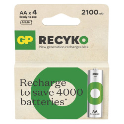 4 x akumulatorki AA / R6 Ni-MH GP ReCyko 2100mAh