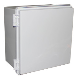 CamdenBoss CHDX8-231 X8 Series Hinged Polycarb Solid Lid 300x300x180 IP66/67