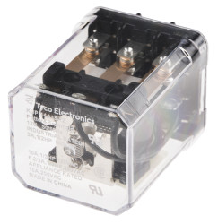 Przekaźnik mocy 12V ac 3PDT TE Connectivity, Wciskane 18Ω Szybkie łączenie