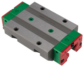 Blok prowadnic szyna: 20mm RS PRO szer: 63mm dł: 106mm RGW