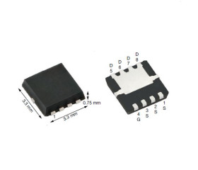 MOSFET N-kanałowy 87 A PowerPAK 1212-8PT 30 V SMD