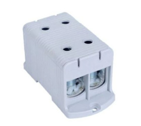 Blok rozdzielczy ‑ odgałęźny 2 ‑ polowy 35-240mm2 szary montaż płaski FJ-E240/2 1000072