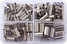Wire end ferrules kit, uninsulated, 135 pieces, 2010C393