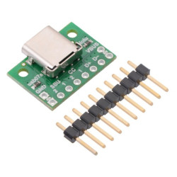 USB 2.0 Typ C - złącze do płytki stykowej - Pololu 2585