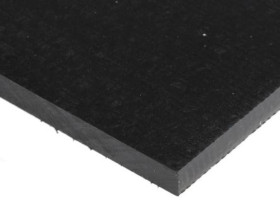 Arkusz tworzywa sztucznego Czarny, 500mm x 305mm x 8mm