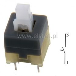Mikroprzełącznik 8x8mm stabilny; h= 13; 2 tory