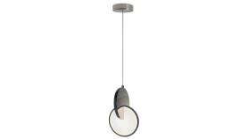 Chromowana Lampa Wisząca Circlo Led Ctt Nad Stół W Jadalni Lp-1311/1P Ch...