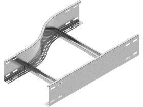 Redukcja lewa RDLC600/500H120 N grubość blachy 2,0mm 485350 BAKS