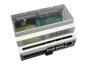 RasPiBox - Raspberry Pi 3 Prototyping DIN Rail Case (inc. 5V regulator) [Discontinued]