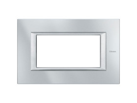 AXOLUTE Ramka 1 pojedyncza prostokątna 4 moduły AXOLUTE aluminium HA4804HC LEGRAND