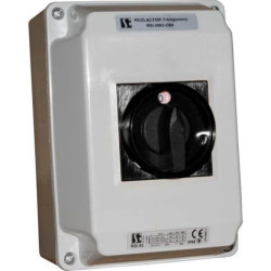 Rozłącznik izolacyjny 80A 3P w obudowie pokrętło czarne RSI-3080OB4