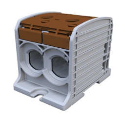 Złączka szynowa gwintowa Al/Cu STB 185-2 (87820) SIMBLOCK brązowy 81202015