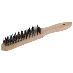 kwb 923150 Wire brush Steel wire Wood grip rust remover for Wood/metal