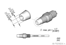 Dysza C560006 do rączki JBC DR560