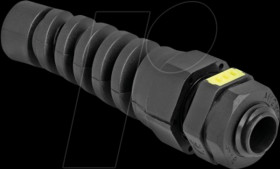 60624 M12 cable gland, black, IP68, 2 pieces