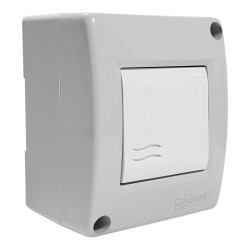 Włącznik światła naścienny w obudowie IP40 szary M-L 1470.00