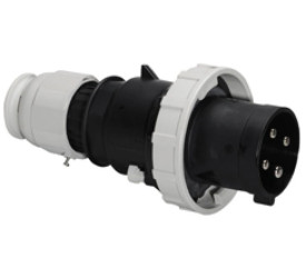 Wtyczka QUICK-CONNECT TE Plus z zintegrowanym zadławieniem MULTI-GRIP 63A 4p 500V 7h IP67 210764