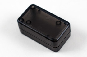 Obudowa ABS szerokość zew. 20 mm długość zew. 35 mm wys. zew. 15,5 mm Hammond IP54 Półprzezroczysty przydymiony