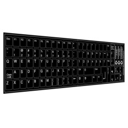 Keyboard Sticker "Amiga 500/1200" (black)