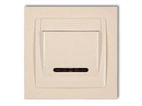 DECO Wyłącznik hotelowy beżowy 1DSH-1 KARLIK