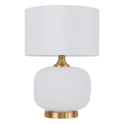 Lampa stołowa Tamiza 48 cm biała 1xE27 Light Prestige