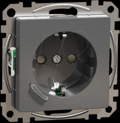 MEG2380-0414 Socket, 1-fold, anthracite, matt, Zigbee