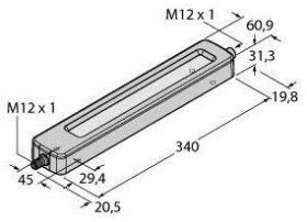 Oświetlenie LED Turck WLC60CW340APWMQ biały 1300 lm (D x S) 381.4 mm x 60.9 mm 1 szt.
