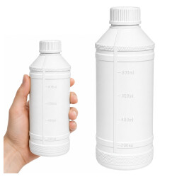 Butelka z Podziałką 1000ml z Zakrętką - Kroplomierz Skalowany