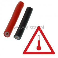 Przewód silikonowy 1mm2 czerwony; elastyczny