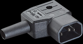 915.172 747 70C appliance coupler, angled plug