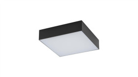 Plafon Lampa Sufitowa Lid Square Led 25W 1600Lm 3000K Czarny 10425...