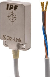 Czujnik indukcyjny całkowicie stalowy 8x32x20mm podtynkowy Sn: 7 10-30V DC -25-85C PNP NO IO-Link kabel PVC 2m IC210106