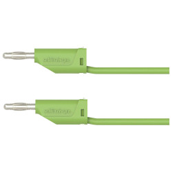 Sch&#xFC;tzinger MFK 15/1/100/GN Test Lead 100cm Green 1pc