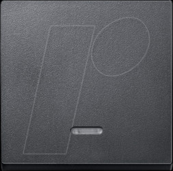 431014 Rocker with control window - System M, anthracite