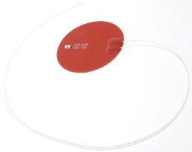 Silicone Heater Mat 12 V DC Koło 4 W 75 mm