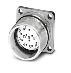 Złącze wielostykowe przemysłowe 17-pinowe M23 Montaż przedni Gniazdo Phoenix Contact