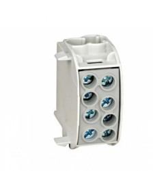 Zacisk rozgałęźny 1-bieg, 35mm², szary,mont.tylko TH35 stal