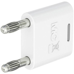 St&#xE4;ubli 644010-29 KS2-4N-19 Connector, &#xD8;4 mm brass pin, insulated, 1 pc