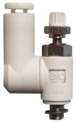 Regulator przepływu SMC Gwintowany Regulator prędkości AS