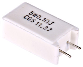 Rezystor 100mΩ 5W ±5% ±300ppm/°C drutowy TE Connectivity