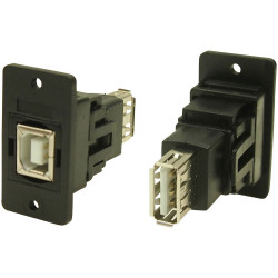Cliff CP30607NX Adapter Socket USB Type B-A Built-In 1pc